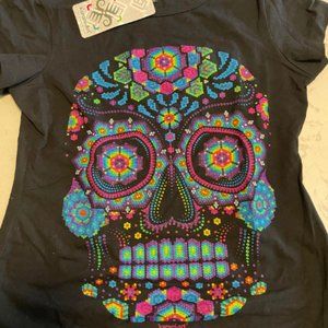 Skull Shirt Rainbow